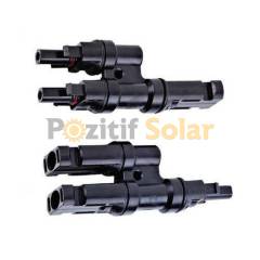 2 Lİ KONNEKTÖR T BRANÇ GÜNEŞ PANELİ BAĞLANTI APARATI