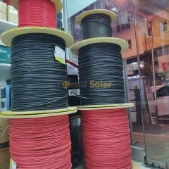 50 Metre Solar Kablo 6 Mm2 Çift İzoleli Bakır 25 Mt Kırmızı + 25 Mt Siyah