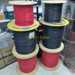 50 Metre Solar Kablo 6 Mm2 Çift İzoleli Bakır 25 Mt Kırmızı + 25 Mt Siyah