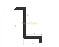 PANEL TUTUCU Z TİPİ SONLAMA APARATI ALEMİNYUM