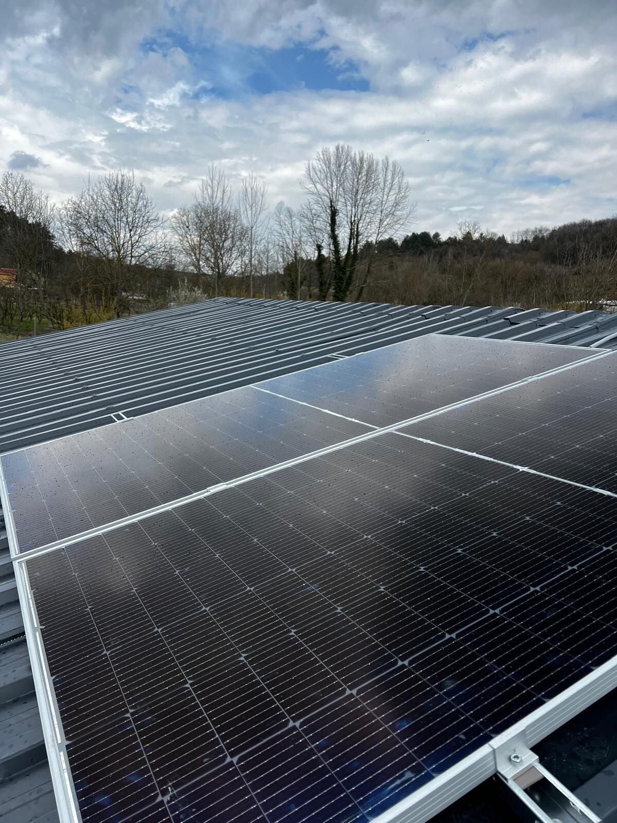 Güneş Paneli Montaj Aparatı 2 Panel İçin 6 Adet 30 cm Galvaniz Profil 6 Adet Klemp