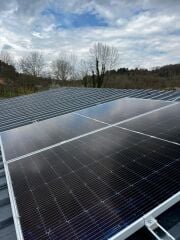 Güneş Paneli Montaj Aparatı 2 Panel İçin 6 Adet 30 cm Galvaniz Profil 6 Adet Klemp