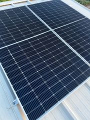 Güneş Paneli Montaj Aparatı 2 Panel İçin 6 Adet 30 cm Galvaniz Profil 6 Adet Klemp