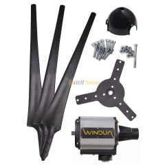 Windua Y3000 3 KW Rüzgar Türbini 12/24/48 Volt Yatay Eksen