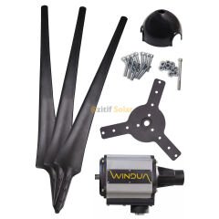 Windua Y5000 5 KW Rüzgar Türbini 12/24/48 Volt Yatay Eksen