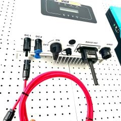 Çift MC4 Konnektörlü 6 mm Solar Kablo Kırmızı 10 mt Siyah 10 mt