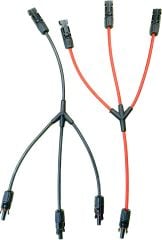 10 ADET 3 LÜ MC4 SOLAR KONNEKTÖR 3 İN 1 KABLOLU PARALELLEME