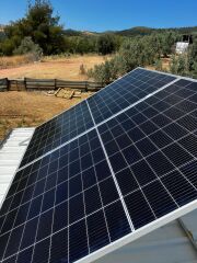 2 Ad Güneş Paneli Montaj Aparatı 2 Ad Galvaniz Profil 250 cm 2 Ad Orta 4 Adet Son Klemp