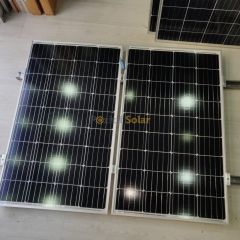 Güneş Paneli Montaj Aparatı 4 Panel İçin 10 Adet 30 cm Galvaniz Profil 10 Adet Klemp