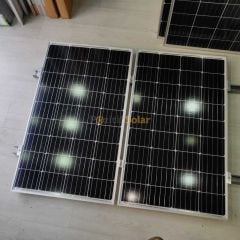 Güneş Paneli Montaj Aparatı 4 Panel İçin 10 Adet 30 cm Galvaniz Profil 10 Adet Klemp