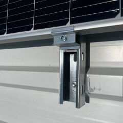 Güneş Paneli Aleminyum Montaj Aparatı 6 Panel İçin 6 Adet 250 cm Boy Profil 10 Adet Orta Klemp 4 Adet Son Klemp