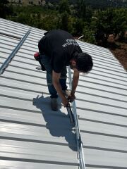 6 Ad Güneş Paneli Montaj Aparatı 6 Ad Galvaniz Profil 250 cm 10 Ad Orta 4 Adet Son Klemp