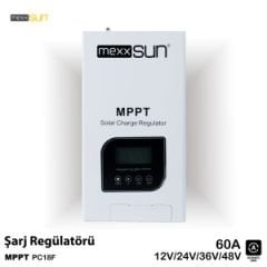 Mexxsun 60 Amper Mppt Şarj Regülatörü  12/24/48 Volt