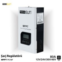Mexxsun 80 Amper Mppt Şarj Regülatörü  12/24/48 Volt