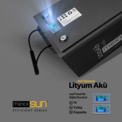 Mexxsun Lityum Akü 12,8V 200Ah  LiFePo4 2560Wh