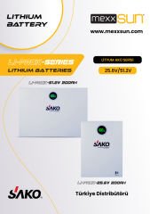 Sako Li-Pack 51,2V-200Ah LiFePo4 Batarya 10.2 Kw