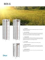 DEYE Yüksek Voltaj Lityum Akü 20.48 kWh