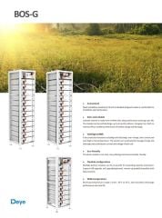DEYE Yüksek Voltaj Lityum Akü 61.44 kWh