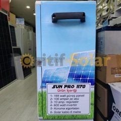 SunPro 1175 Taşınabilir Güç İstasyonu 100 Ah Jel Akü Şebekeden Şarzlı