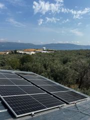 Güneş Paneli Montaj Aparatı 10 Panel İçin 22 Adet 30 cm Galvaniz Profil 22 Adet Klemp