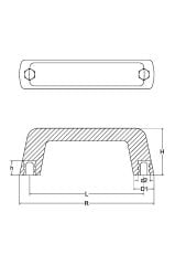 Sunpro 5 Adet Çok Amaçlı Plastik Siyah Kulp