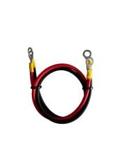 2 Adet 6 mm2 Akü Seri Veya Paralel Bağlantı Kablosu 50 cm Uzunluğunda