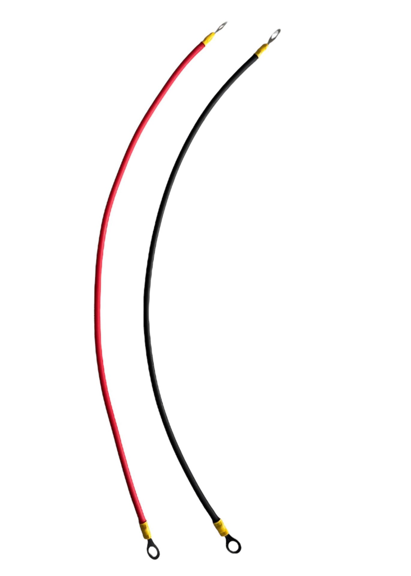 2 Adet 6 mm2 Akü Seri Veya Paralel Bağlantı Kablosu 50 cm Uzunluğunda