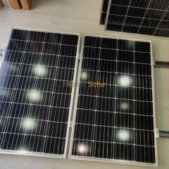 Güneş Paneli Montaj Aparatı 4 Panel İçin 4 Adet 250 cm Boy Alüminyum Profil 6 Adet Orta Klemp 4 Adet Son Klemp