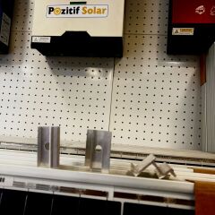 Güneş Paneli Aleminyum Montaj Aparatı 6 Panel İçin 6 Adet 250 cm Boy Alüminyum Profil 10 Adet Orta Klemp 4 Adet Son