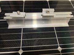 Güneş Paneli Montaj Aparatı 10 Panel İçin 10 Adet 250 cm Alüminyum Boy Profil 18 Adet Orta Klemp 4 Adet Son Klemp