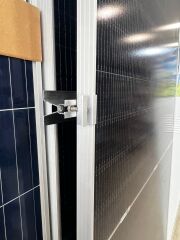 Güneş Paneli Montaj Aparatı 1 Panel İçin 4 Adet 30 cm Alüminyum Profil 4 Adet Son Klemp