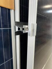 Güneş Paneli Montaj Aparatı 3 Panel İçin 8 Adet 30 cm Alüminyum Profil 8 Adet Klemp