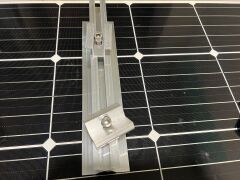 Güneş Paneli Montaj Aparatı 4 Panel İçin 10 Adet 30 cm Alüminyum Profil 10 Adet Klemp