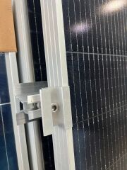 Güneş Paneli Montaj Aparatı 6 Panel İçin 14 Adet 30 cm Alüminyum Profil 14 Adet Klemp