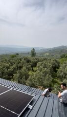 Güneş Paneli Montaj Aparatı 10 Panel İçin 22 Adet 30 cm Alüminyum Profil 22 Adet Klemp