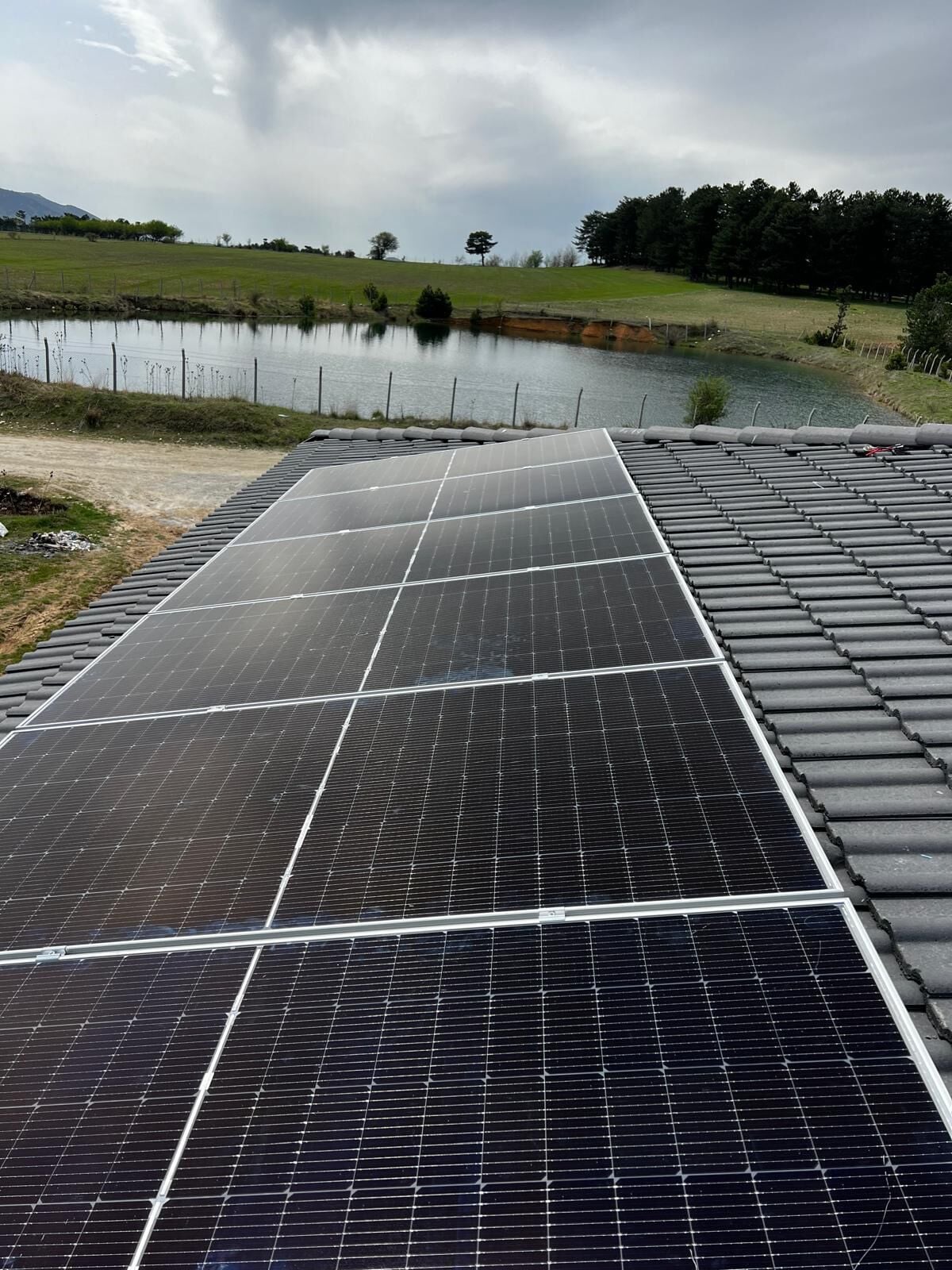 Güneş Paneli Montaj Aparatı 2 Panel İçin Klempleri, Çatı Kancası ve Sigma Profil