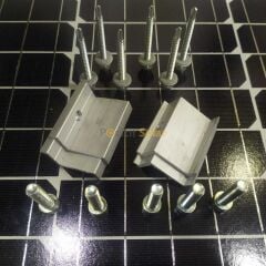 Güneş Paneli Montaj Aparatı 8 Panel İçin Klempleri, Çatı Kancası ve Sigma Profilleri