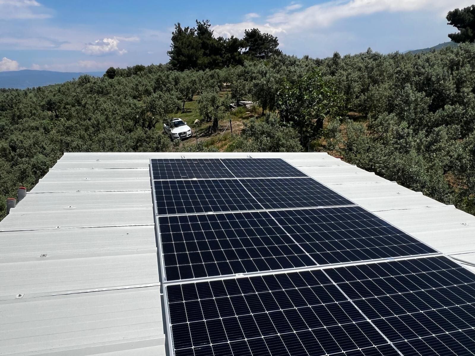 Güneş Paneli Montaj Aparatı 4 Panel İçin 10 Adet 50 cm Galvaniz Profil 10 Adet Klemp