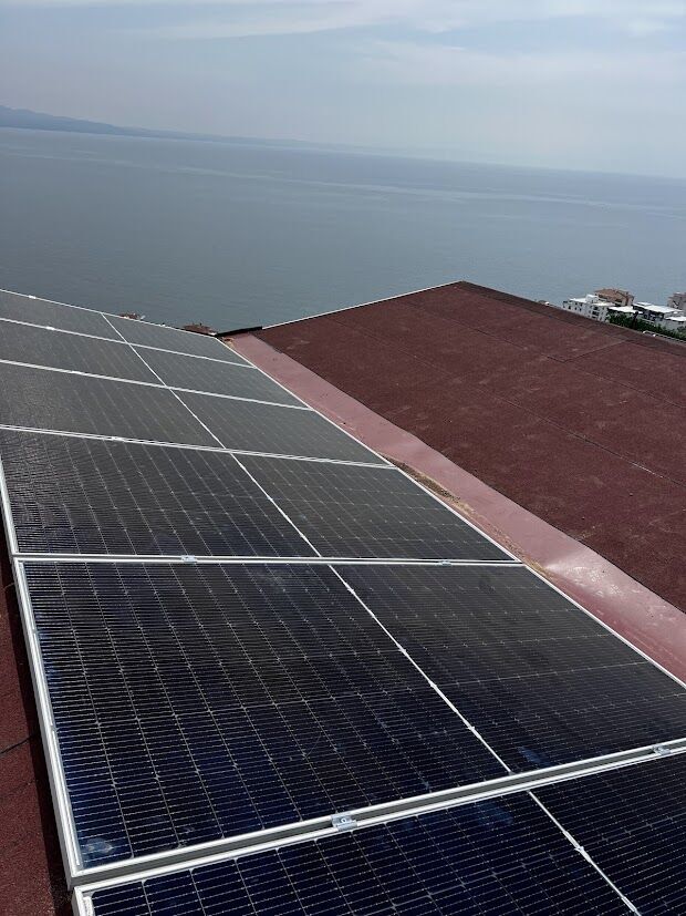 Güneş Paneli Montaj Aparatı 6 Panel İçin 14 Adet 50 cm Galvaniz Profil 14 Adet Klemp