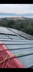 Güneş Paneli Montaj Aparatı 8 Panel İçin 18 Adet 50 cm Galvaniz Profil 18 Adet Klemp