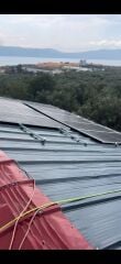 Güneş Paneli Montaj Aparatı 8 Panel İçin 18 Adet 50 cm Galvaniz Profil 18 Adet Klemp