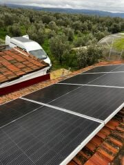 Güneş Paneli Montaj Aparatı 4 Panel İçin Klempleri, Çatı Kancası ve Galvaniz Profilleri